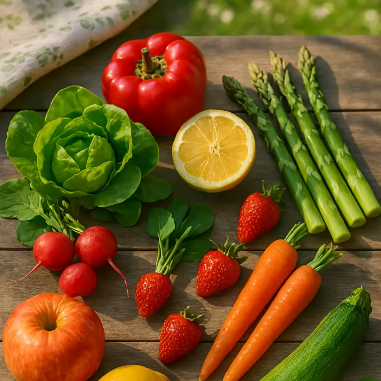 Saisonales Obst & Gemüse im Frühling Shellsons Kochmanufaktur